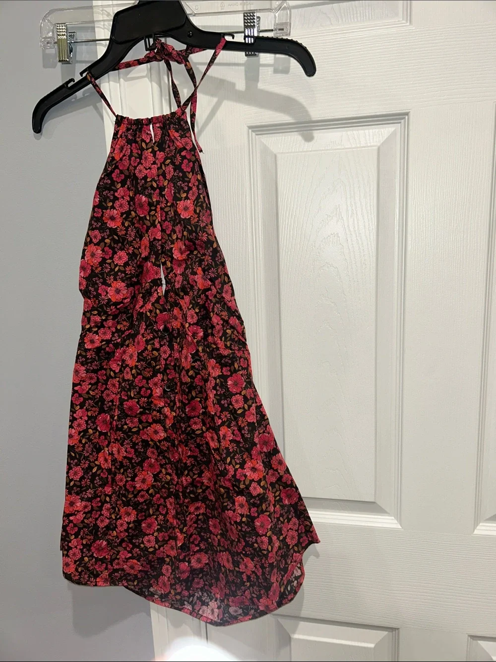 NWOT Free People Lyla Halter Tunic Top in Ditzy Floral Size S Z448
